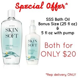 Skin so Soft bath oil (Original Scent)